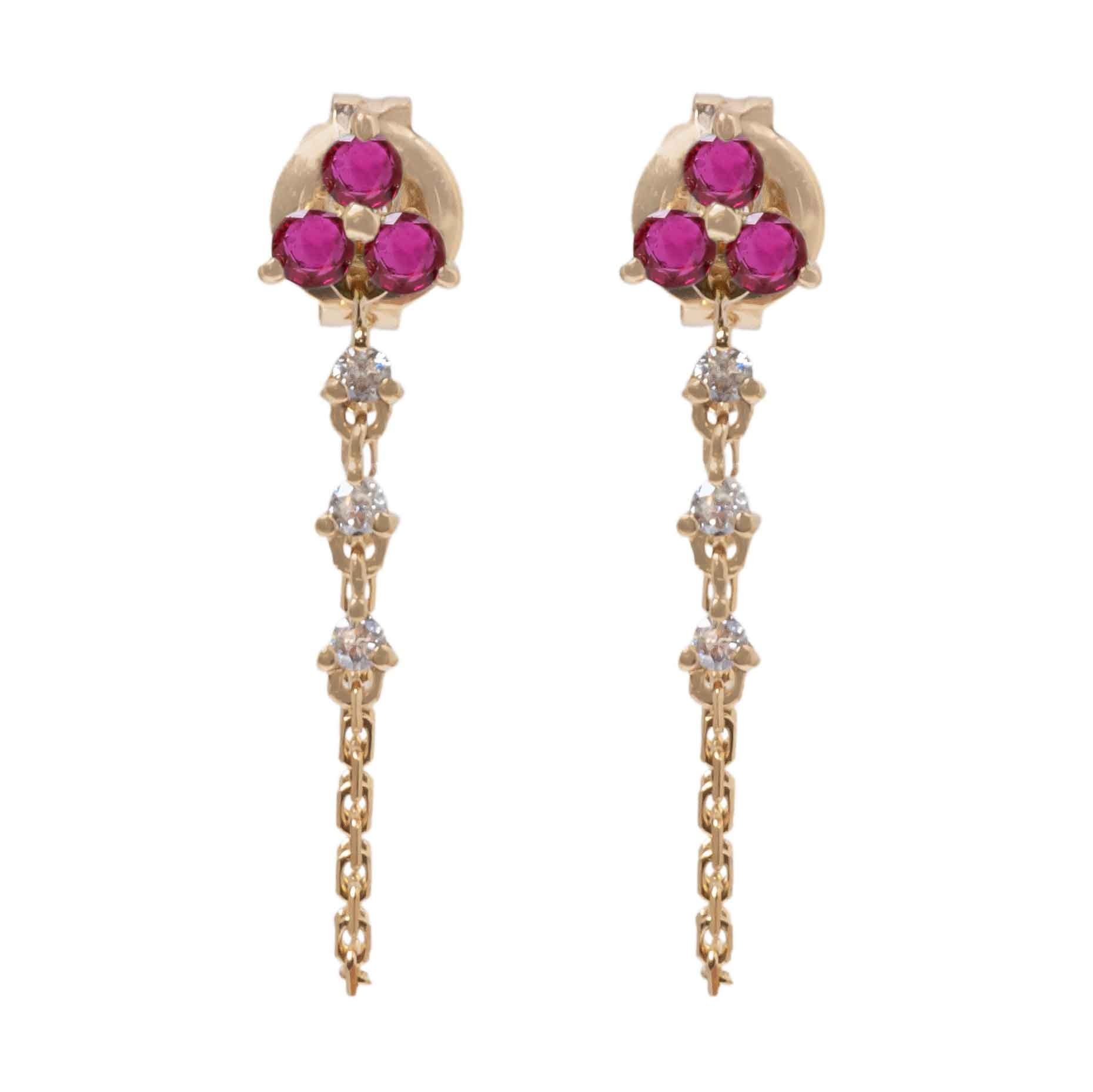 Gemstone Earring